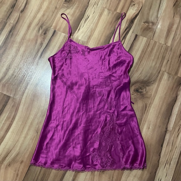 Victoria's Secret Other - Y2K Victoria's Secret Magenta Slip Dress Sz Small